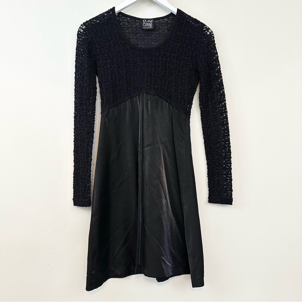 Cop Copine Black Mini Long Sleeve Dress